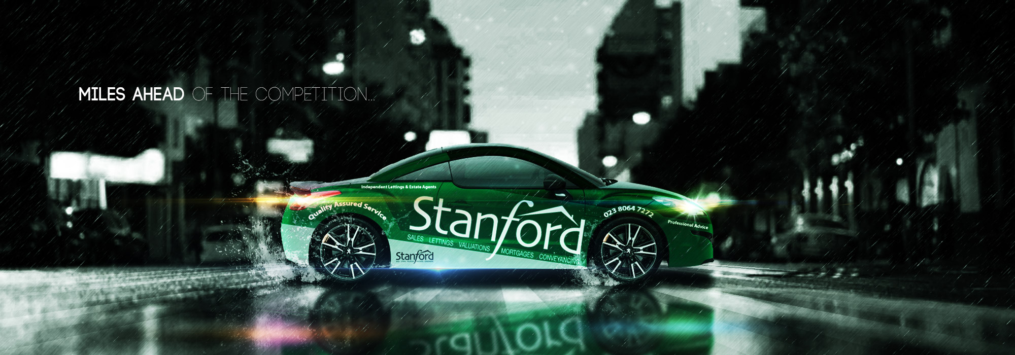 Stanford Car Wrap Design By Expressive Media
