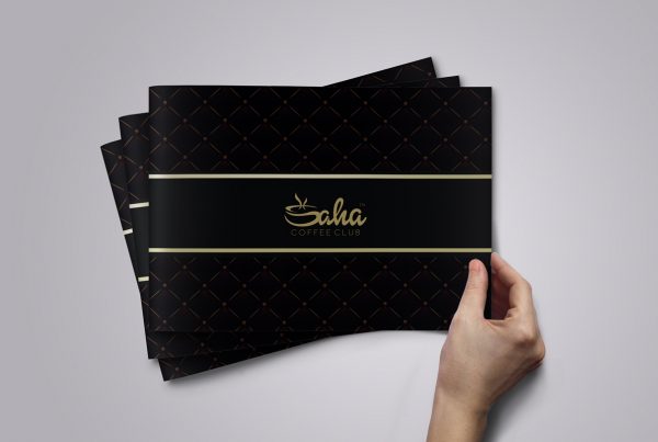 SAHA Coffe Club Brochure Designed By Expressive Media