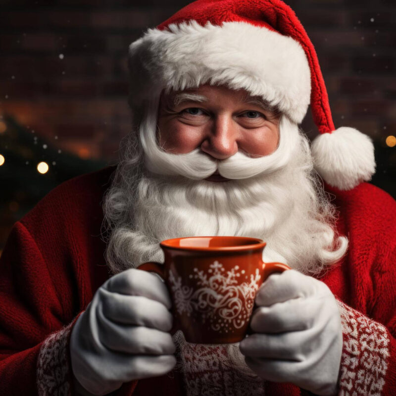 santa claus - merry christmas from expressive media